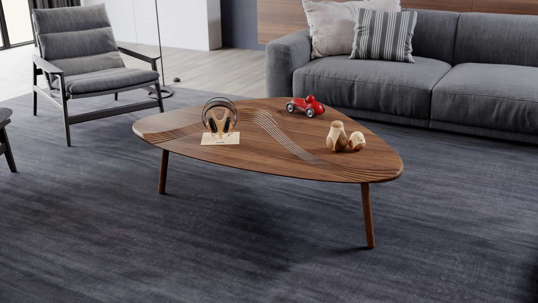 Terrace - Solid Wood Designer Coffee Table | Sāthē