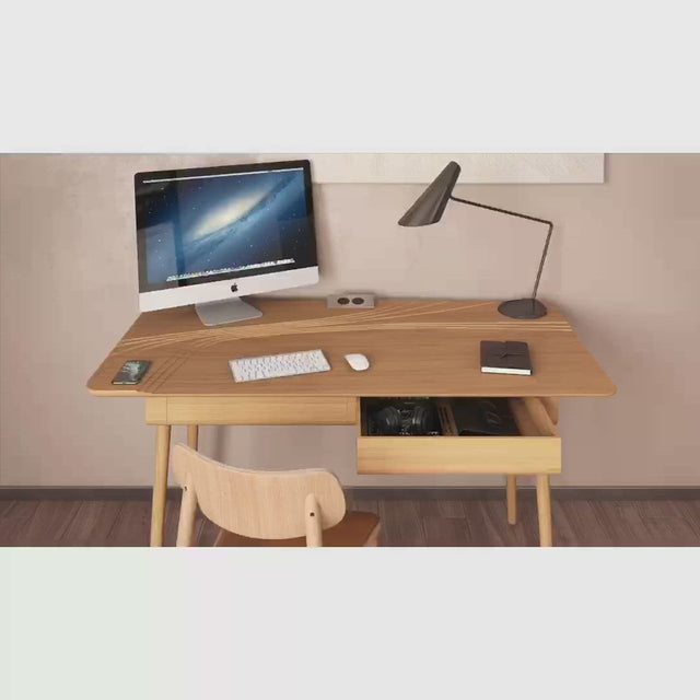 The Terrace desk has many features to aid productivity including better ergonomics, wireless charging & desktop power supply.